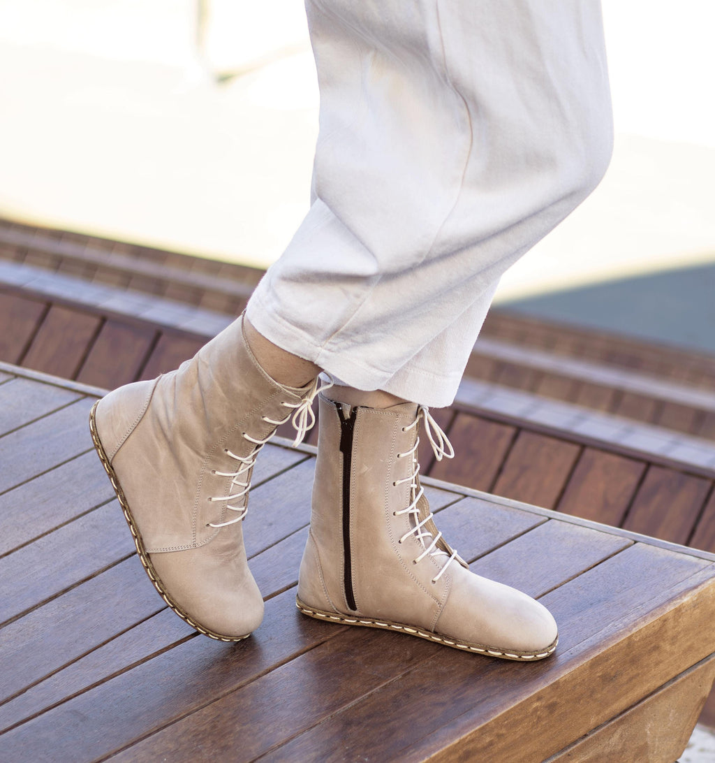 Sand women's ankle boot — wide toe box, zero-drop barefoot last