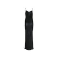Saint Laurent Black Acetate Casual Dress