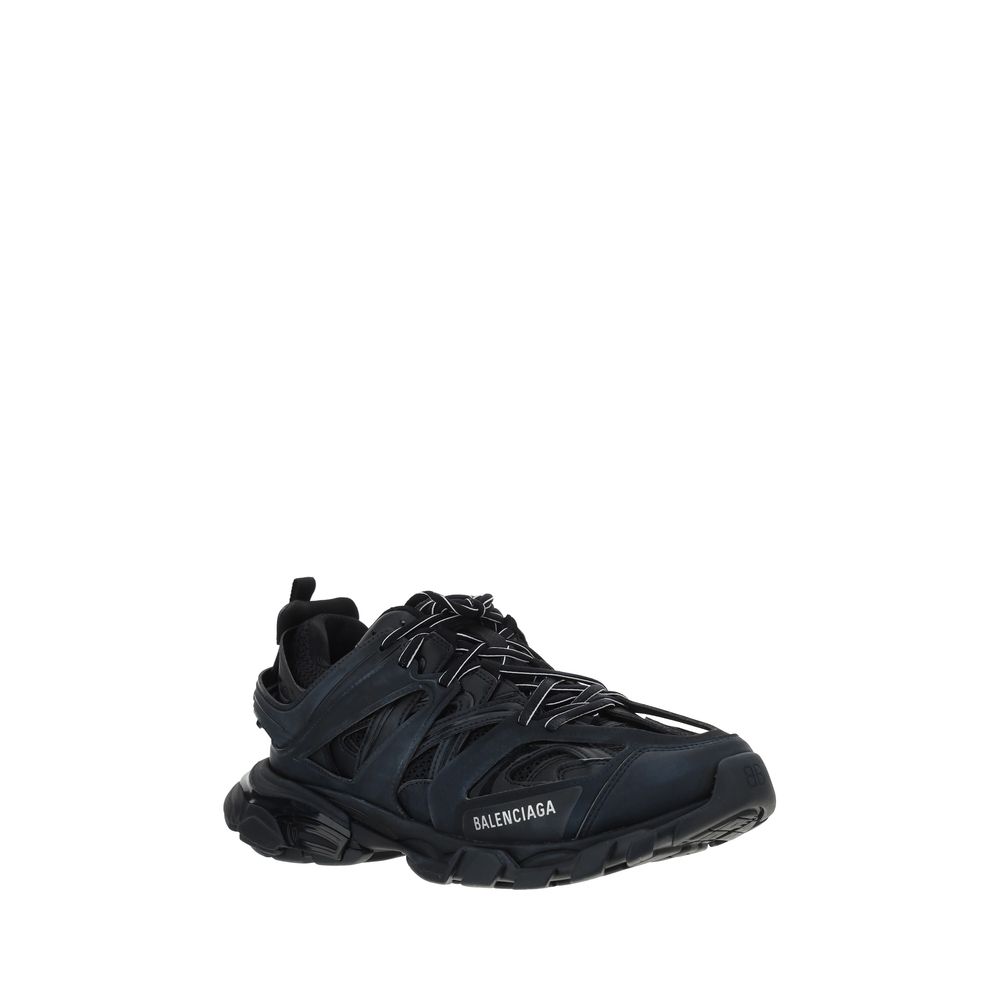 Balenciaga Black Polyethylene Athletic Sneakers