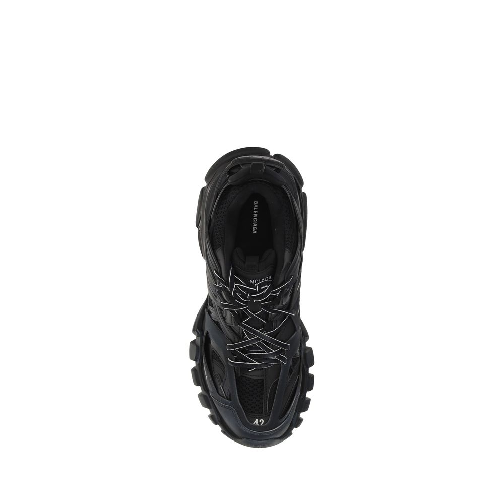 Balenciaga Black Polyethylene Athletic Sneakers