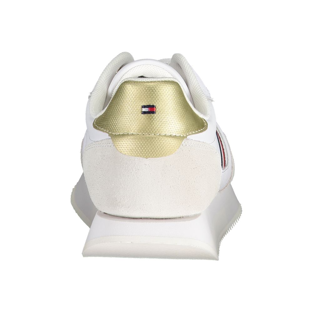 Tommy Hilfiger White Leather Women's Sneaker
