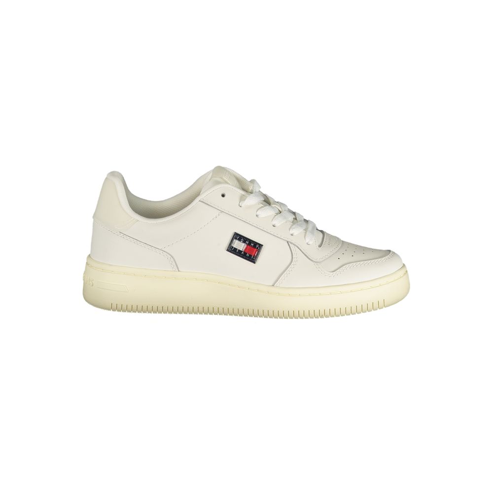 Tommy Hilfiger Bianco Polyurethane Women's Sneaker