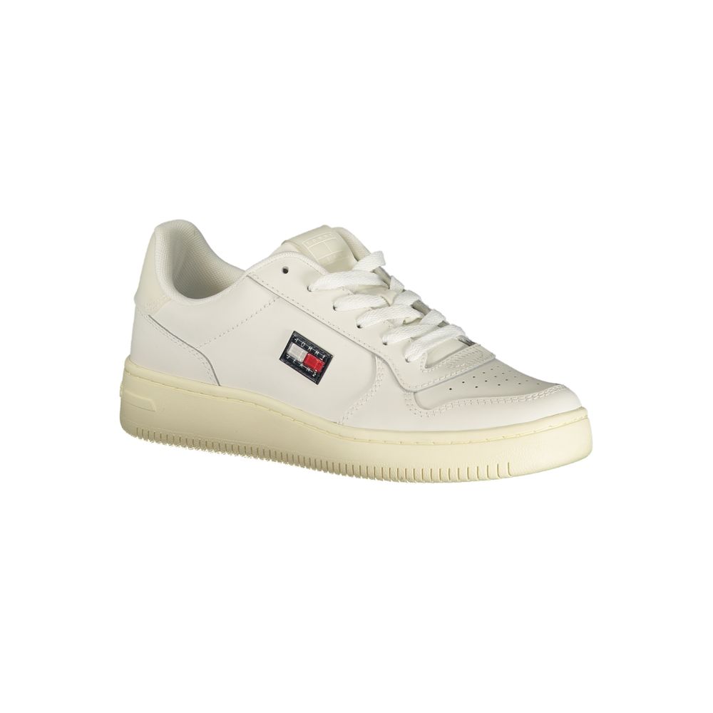 Tommy Hilfiger Bianco Polyurethane Women's Sneaker