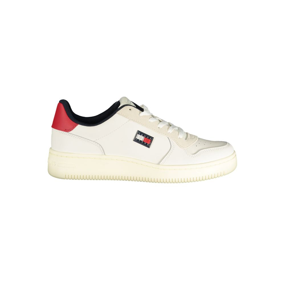 Tommy Hilfiger Bianco Polyurethane Men's Sneaker