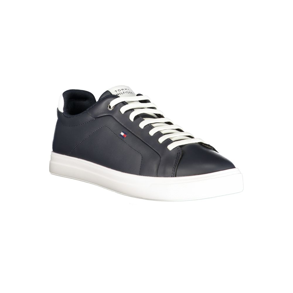 Tommy Hilfiger Blue Polyurethane Men's Sneaker