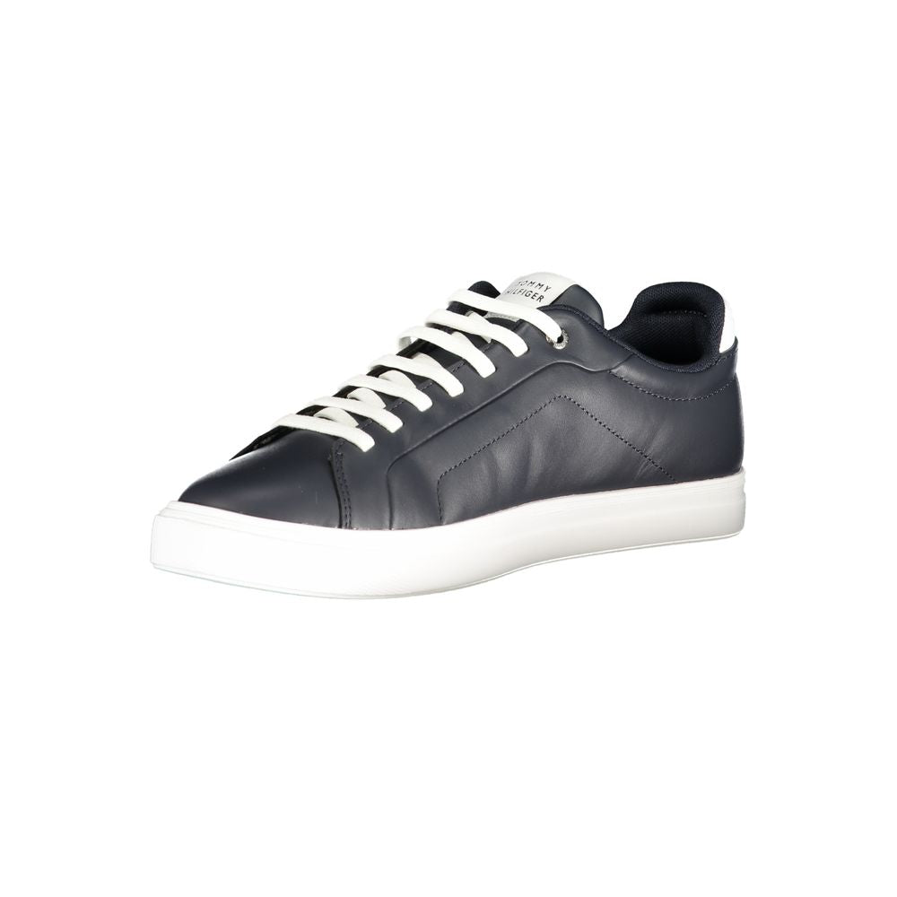 Tommy Hilfiger Blue Polyurethane Men's Sneaker