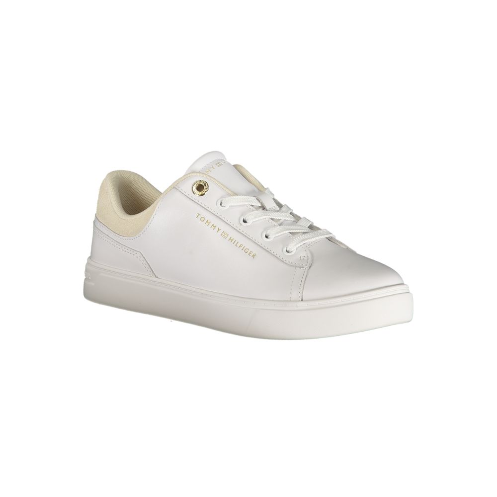 Tommy Hilfiger Bianco Polyurethane Women's Sneaker