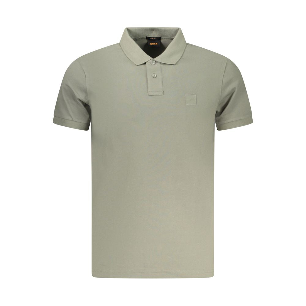 Hugo Boss Verde Cotton Men's Polo