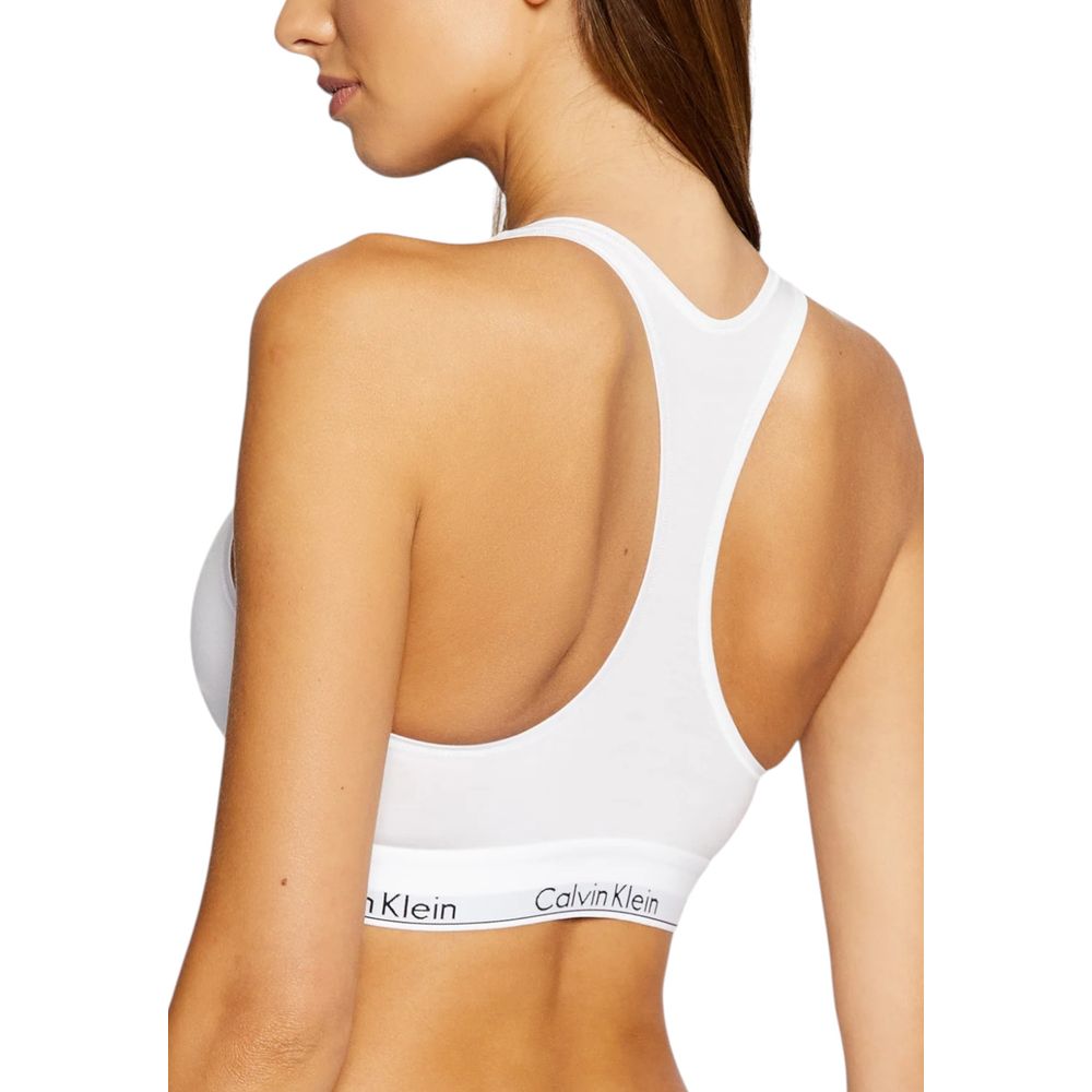 Calvin Klein Underwear White Cotton Bra