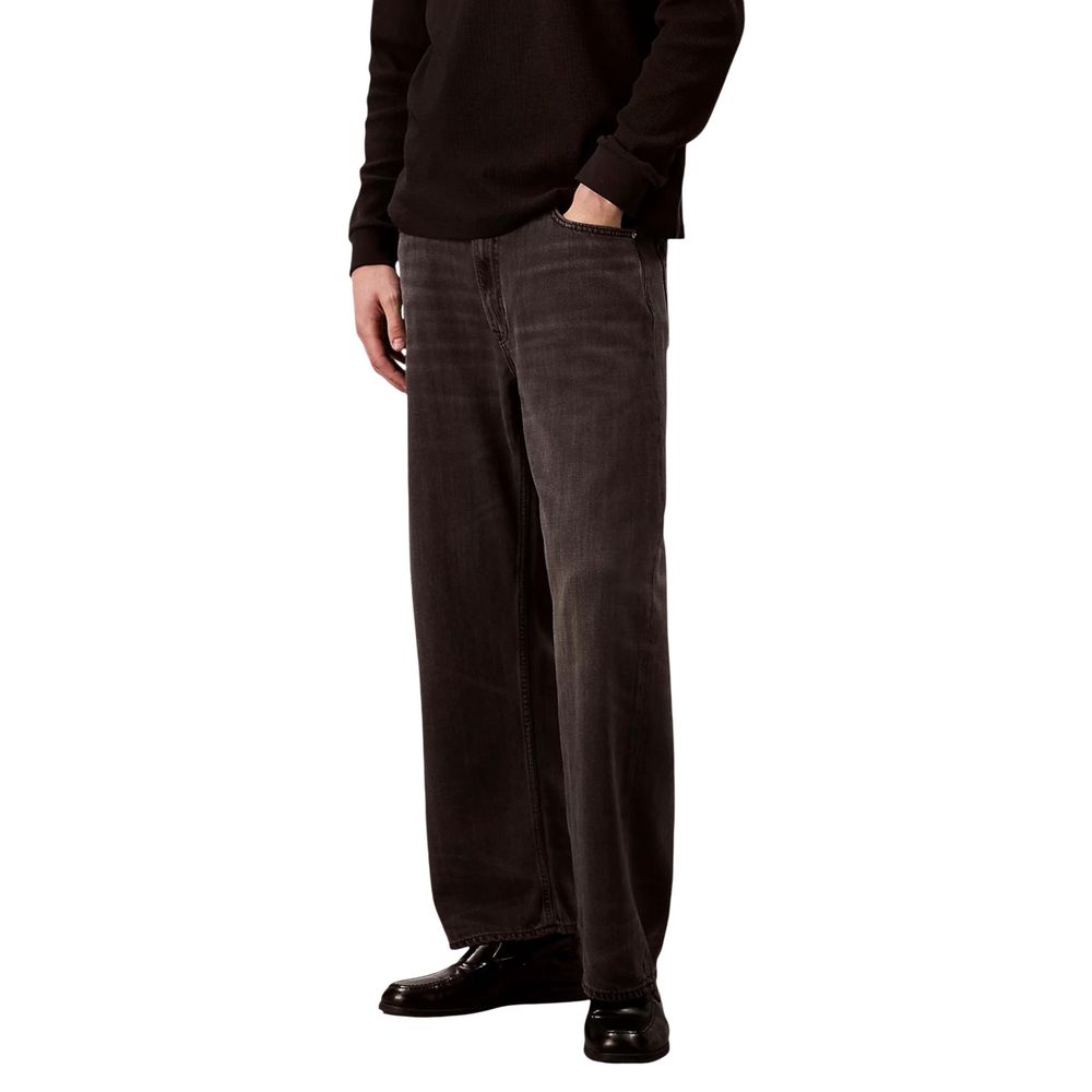 Calvin Klein Jeans Black Lyocell Relaxed Fit Jeans