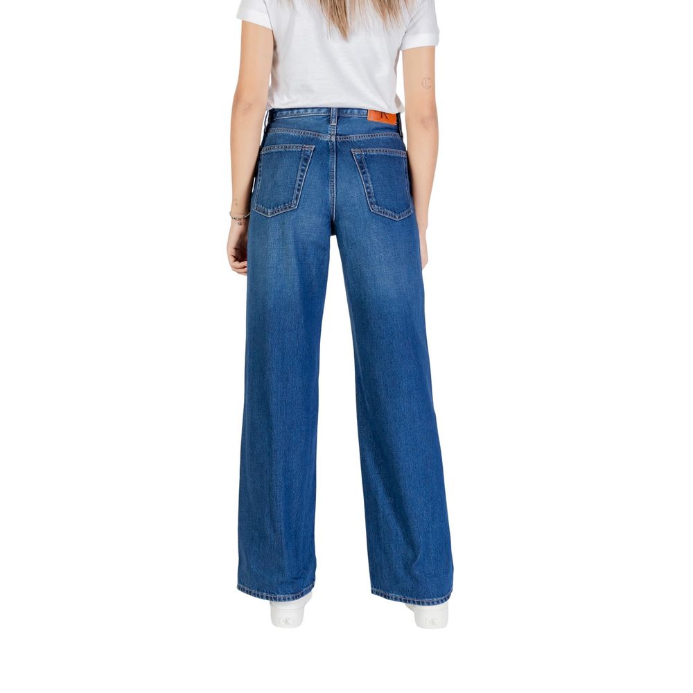 Calvin Klein Jeans Blue Cotton Boyfriend Jeans