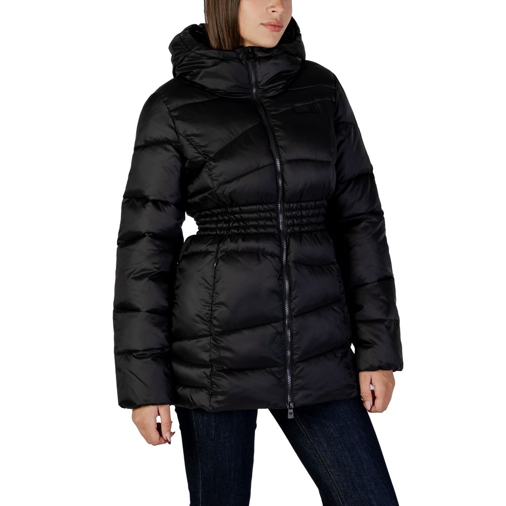 EA7 Emporio Armani Black Polyamide Bomber