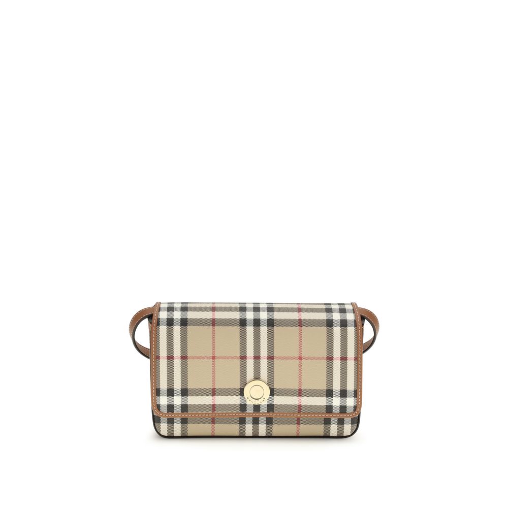 Burberry Beige Polyurethane Shoulder Bag