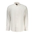 Hugo Boss White Cotton Men's Shirt
