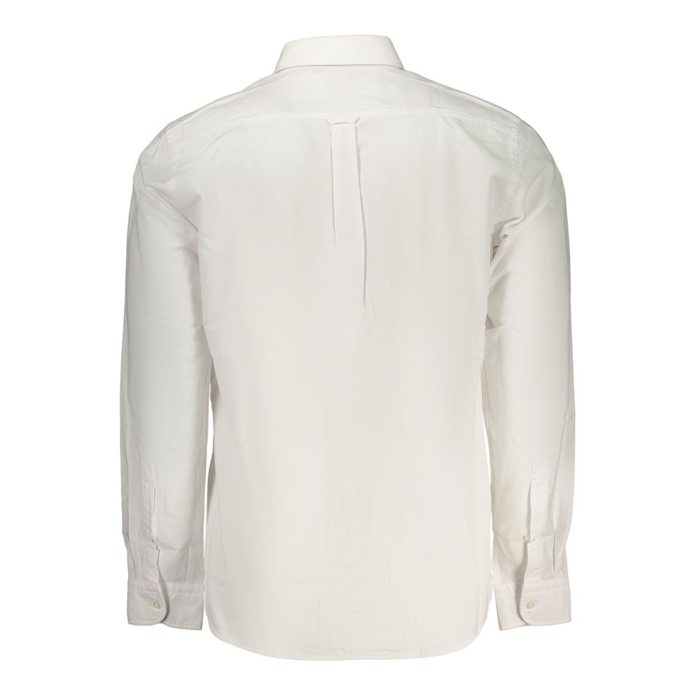 Hugo Boss White Cotton Men's Shirt