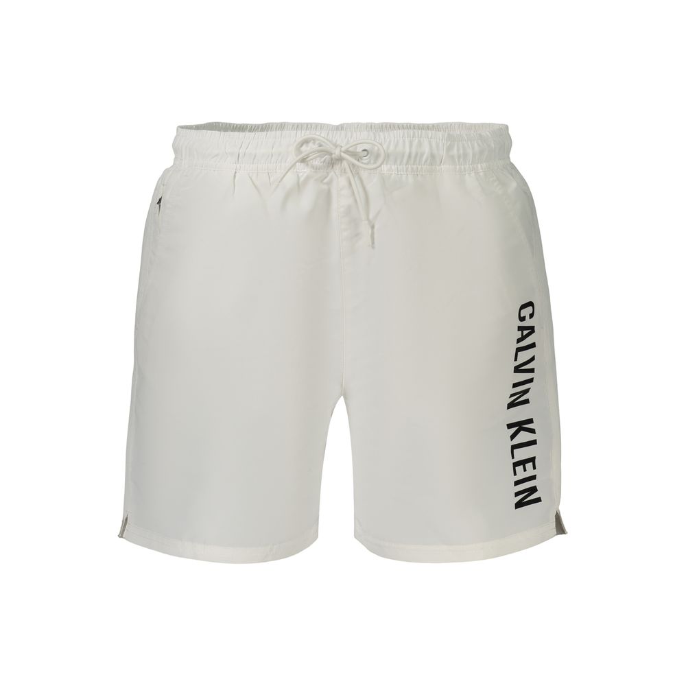 Calvin Klein White Polyester Men's Short