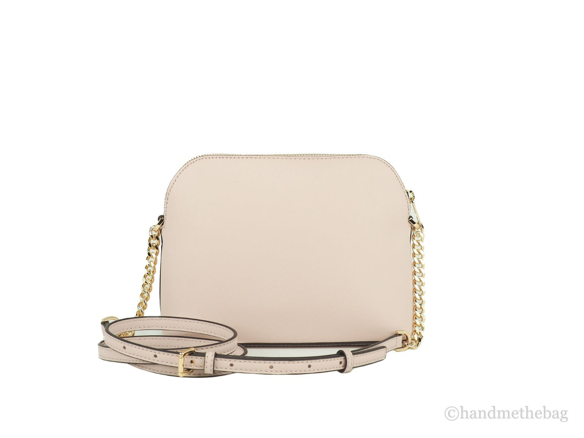 Michael Kors Women's'S Jet Set Travel Dome Leather Crossbody Bag