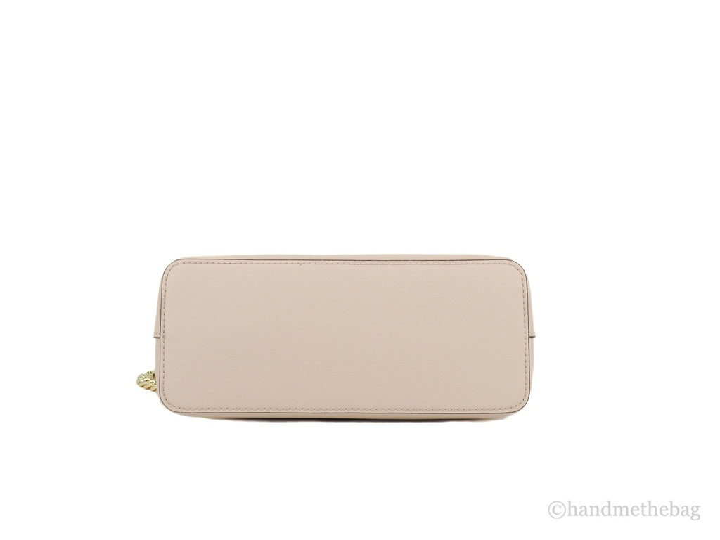 Michael Kors Women's'S Jet Set Travel Dome Leather Crossbody Bag