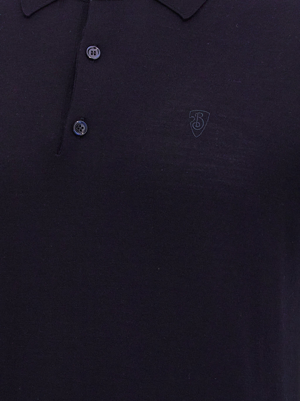Burberry Blue Wool Polo Shirt