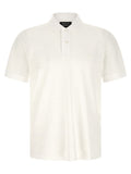 Hugo Boss White Cotton Polo Shirt