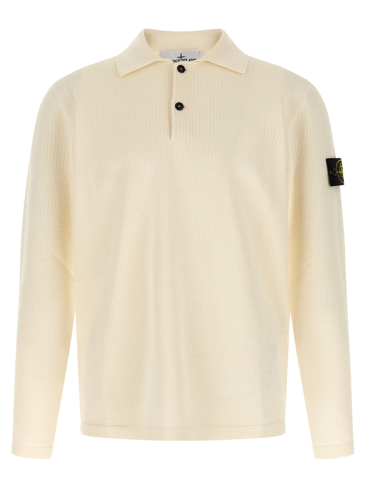 Stone Island Beige Cotton Polo Shirt