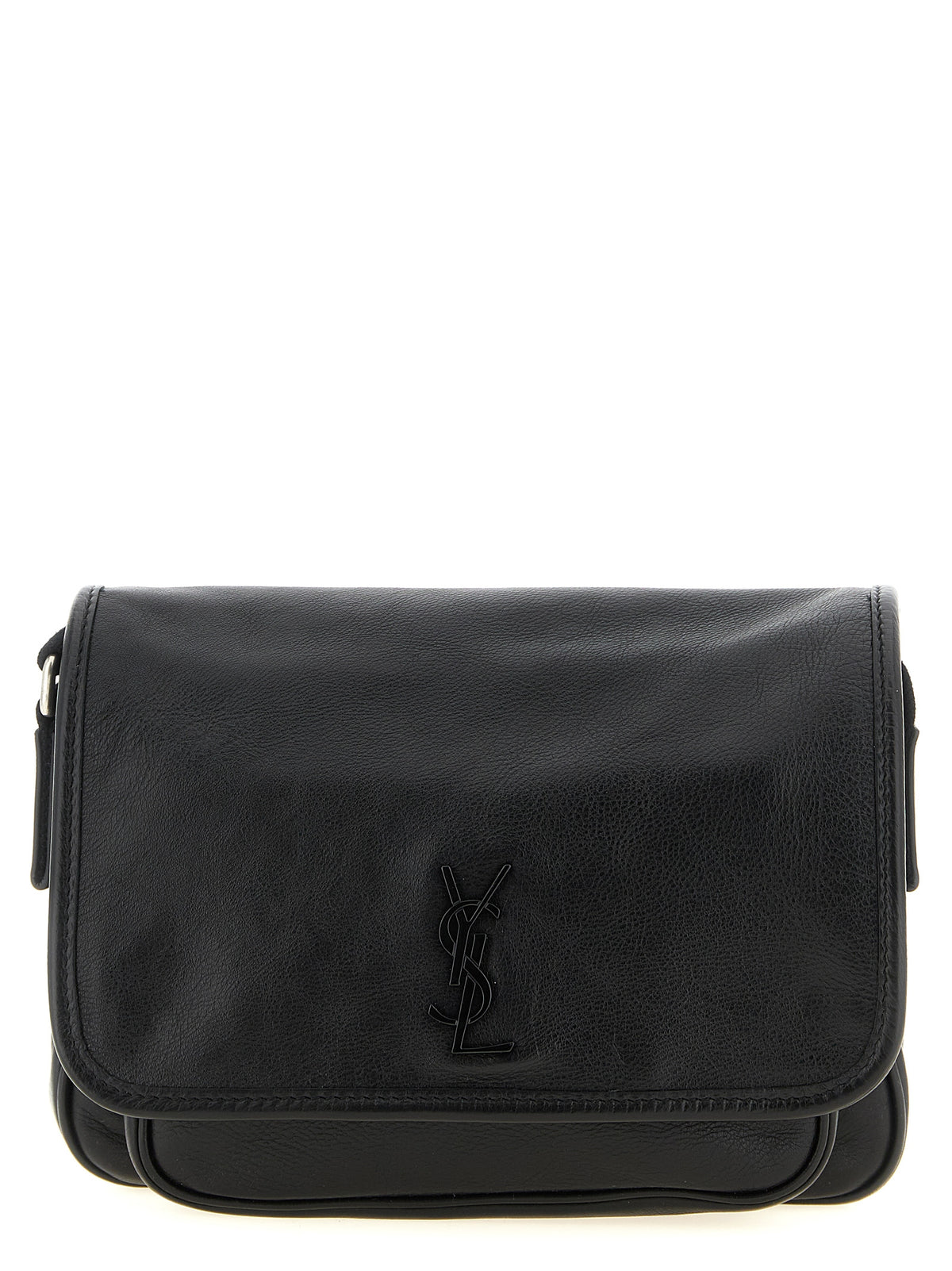 Saint Laurent Black Calfskin Crossbody Bag