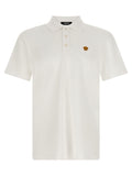 Versace White Cotton Polo Shirt