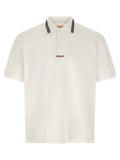 Versace White Cotton Polo Shirt