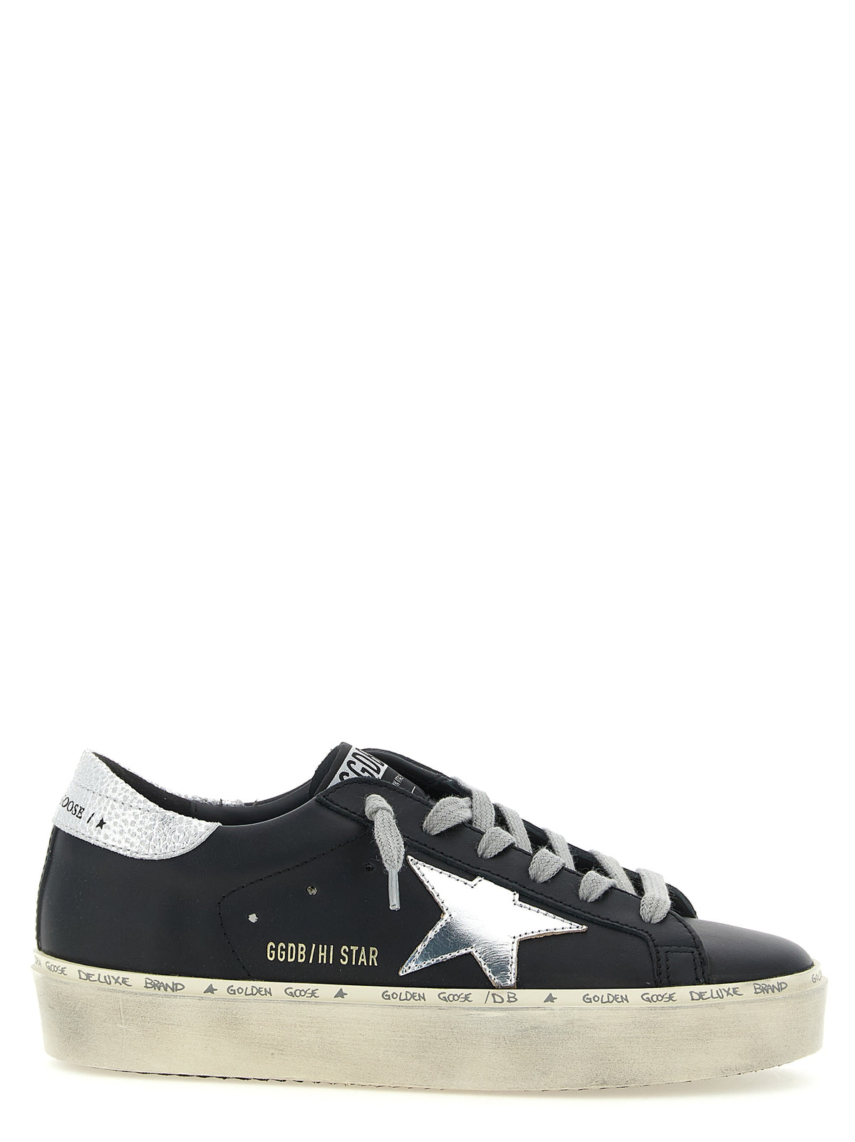 Golden Goose Black Cowhide Chunky Sneakers