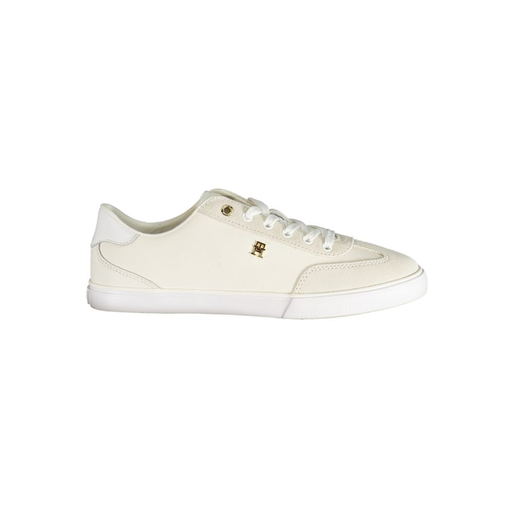 Tommy Hilfiger White Polyurethane Women's's Sneaker