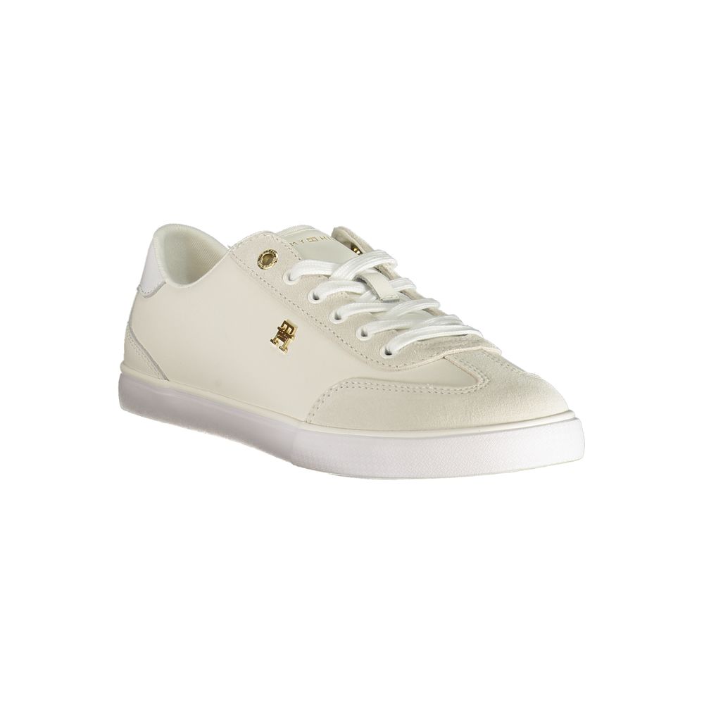 Tommy Hilfiger White Polyurethane Women's's Sneaker