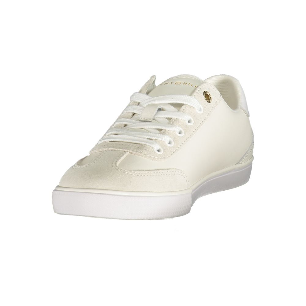 Tommy Hilfiger White Polyurethane Women's's Sneaker