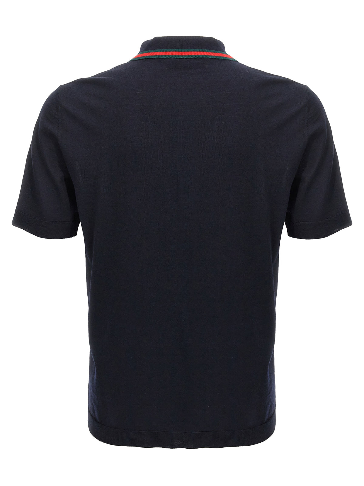 Gucci Blue Wool Polo Shirt