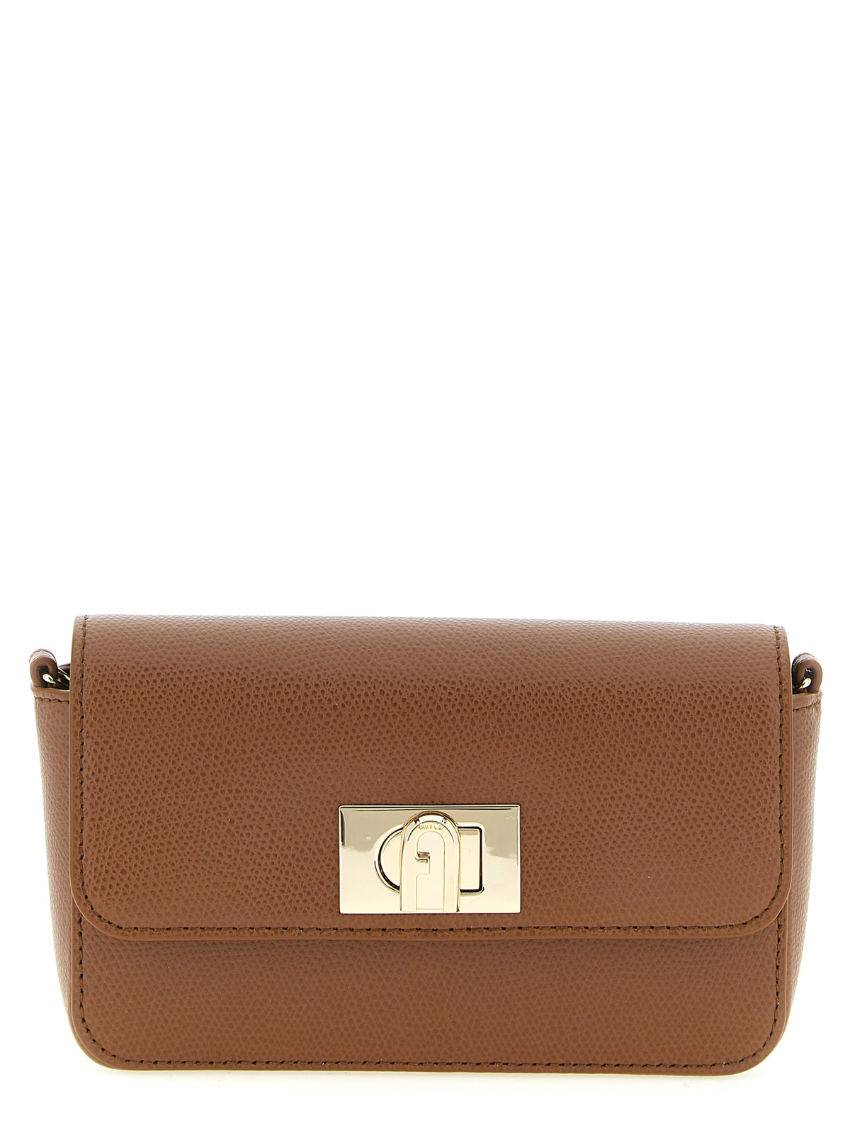 Furla Brown Calfskin Crossbody Bag