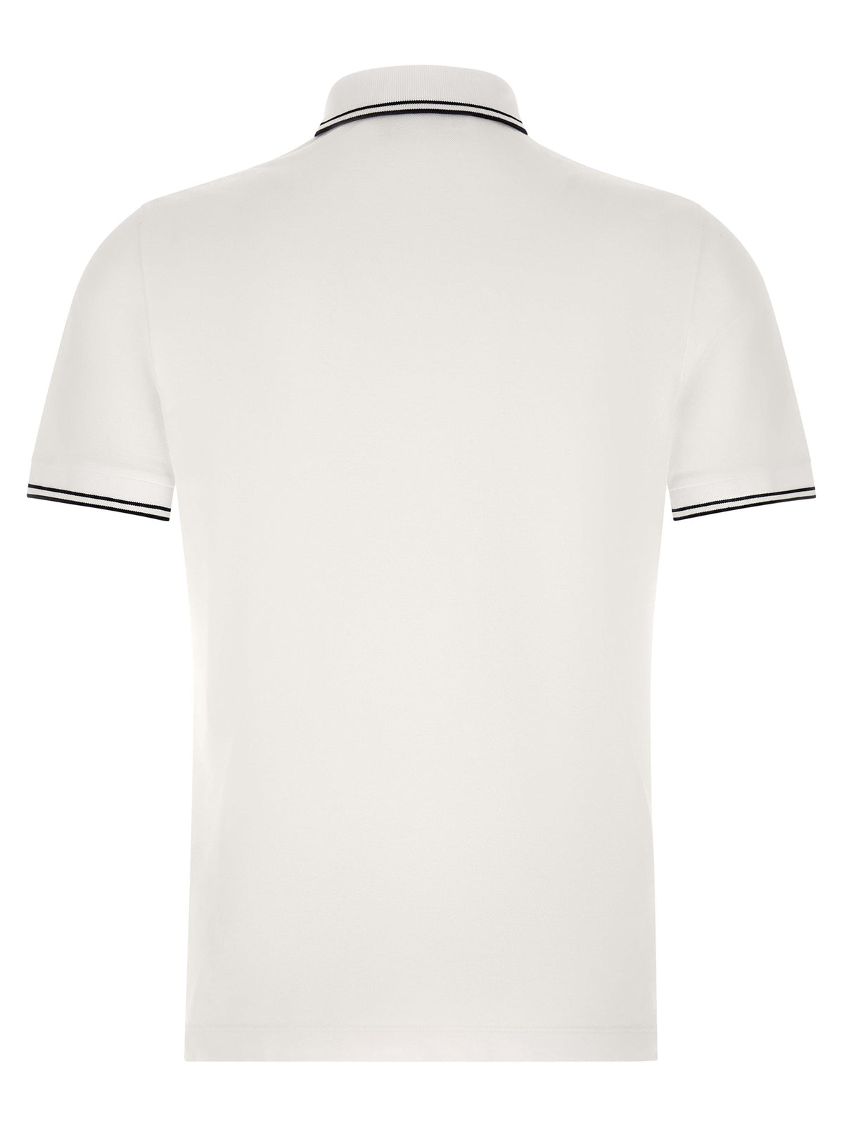 Stone Island Bicolor Cotton Polo Shirt
