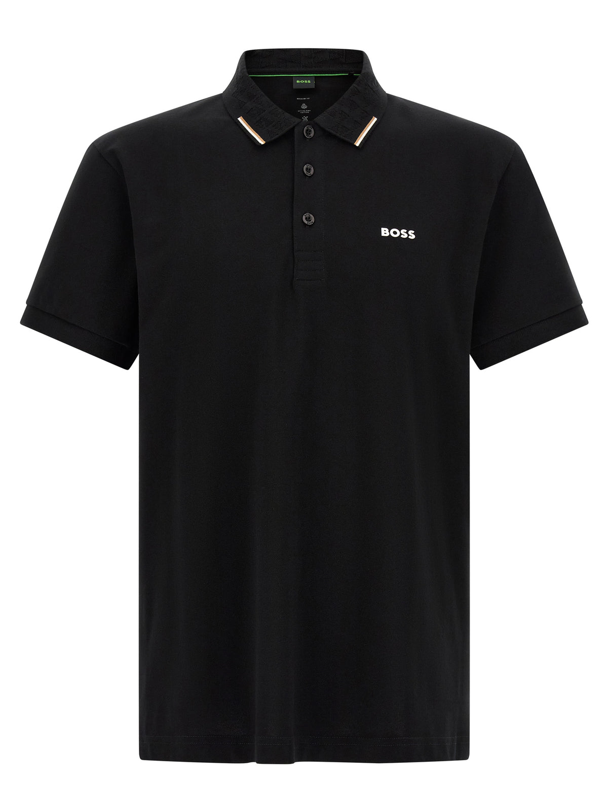 Hugo Boss Black Cotton Polo Shirt