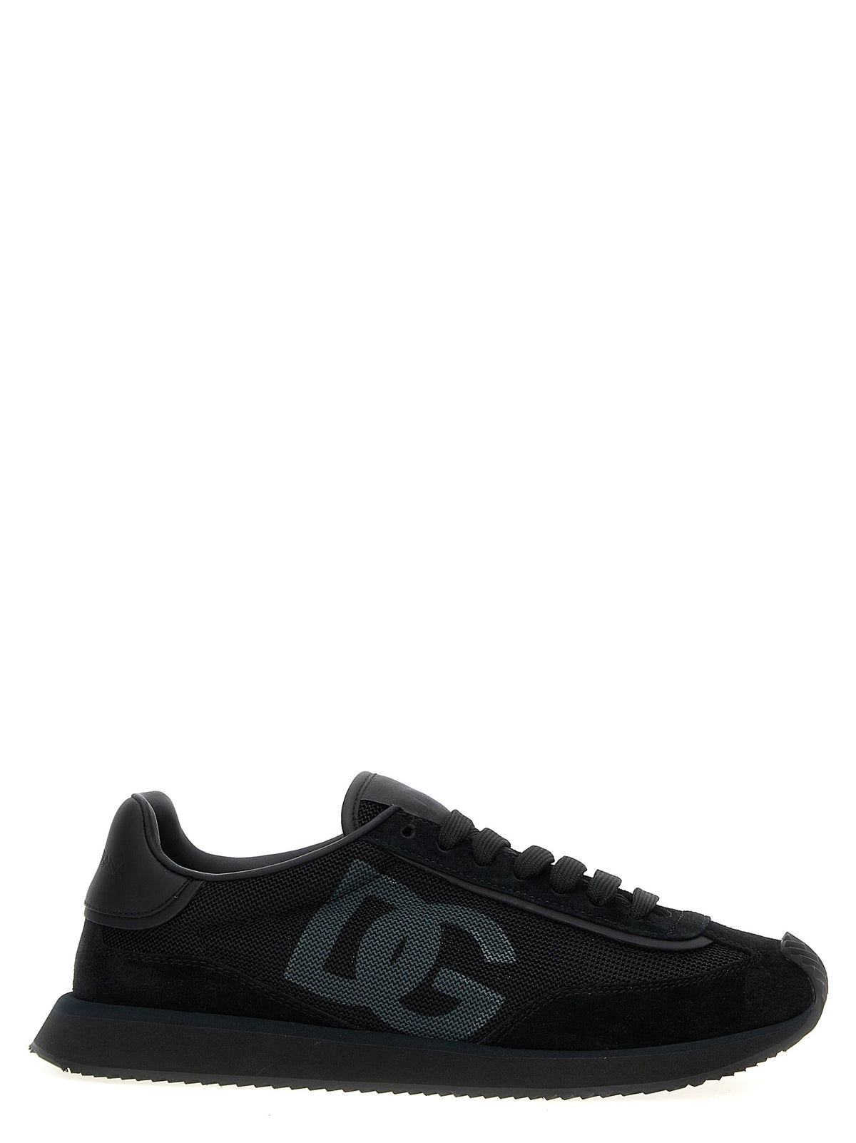 Dolce & Gabbana Black Calfskin Athletic Sneakers
