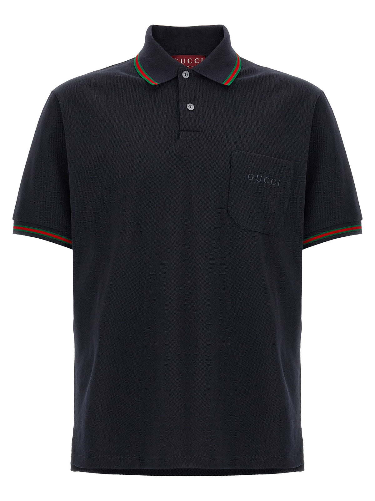 Gucci Blue Cotton Polo Shirt