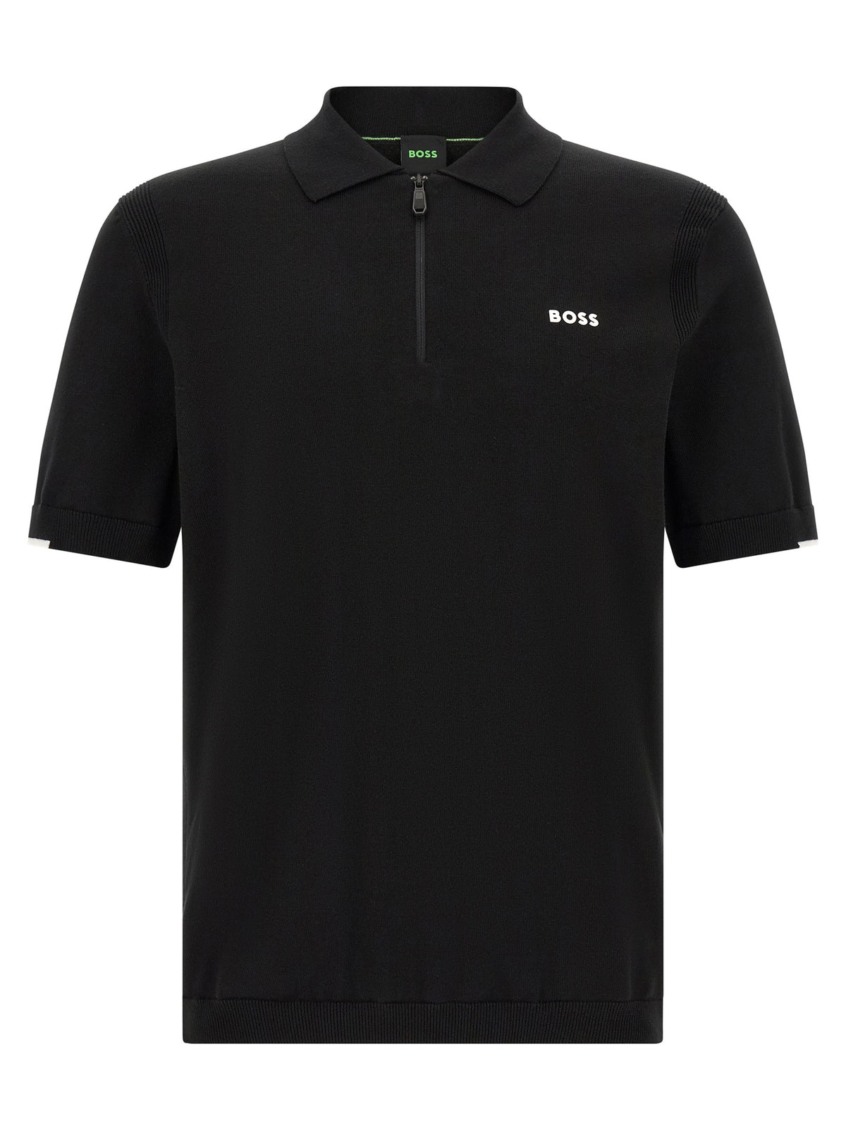 Hugo Boss Black Cotton Polo Shirt