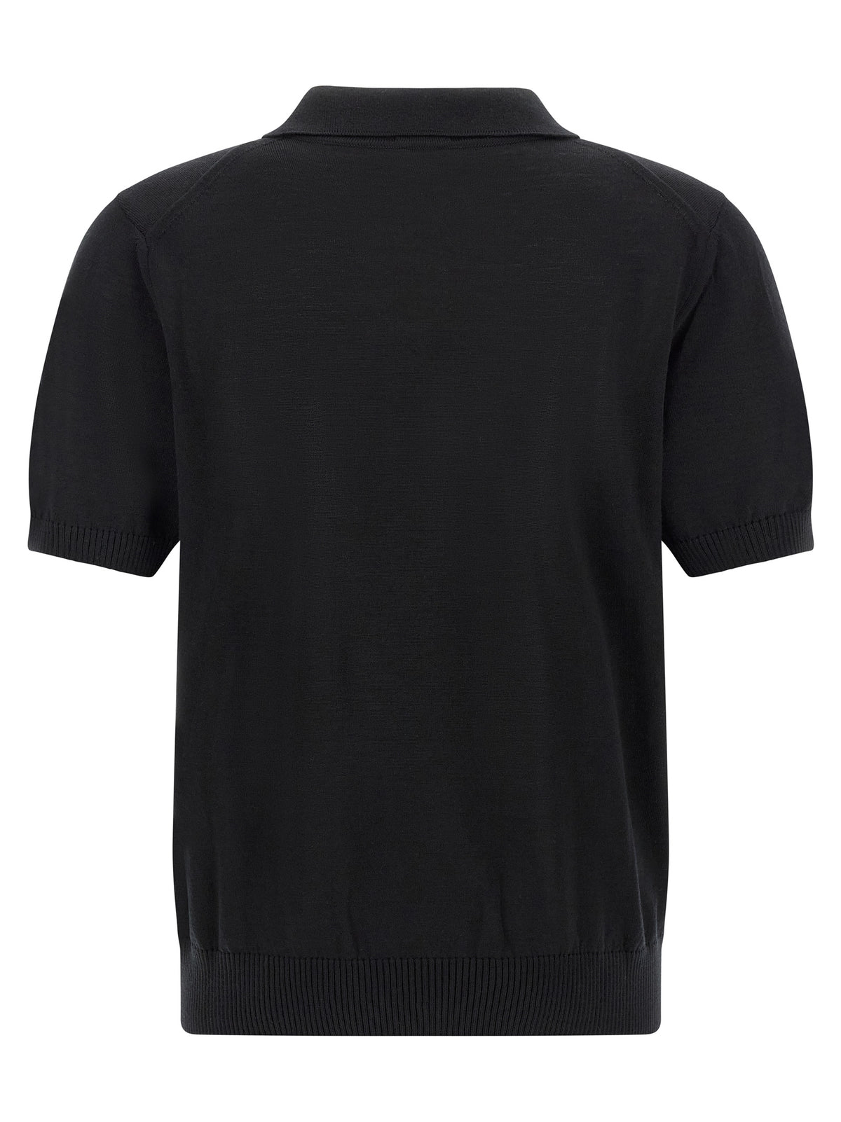 Hugo Boss Black Virgin Wool Polo Shirt