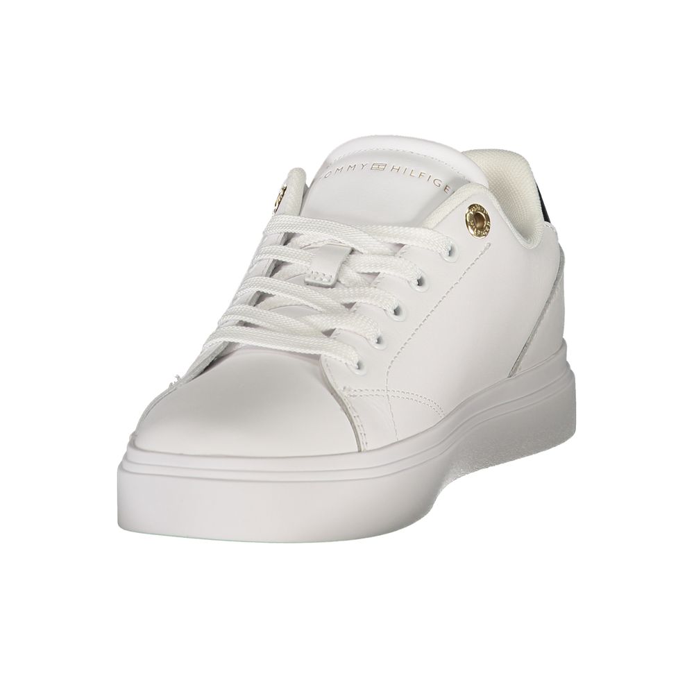 Tommy Hilfiger Bianco Polyurethane Women's's Sneaker