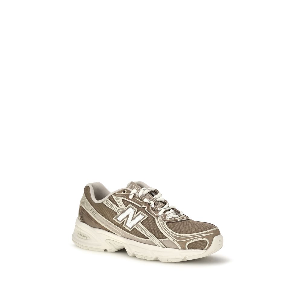 New Balance Beige Nylon Athletic Sneakers