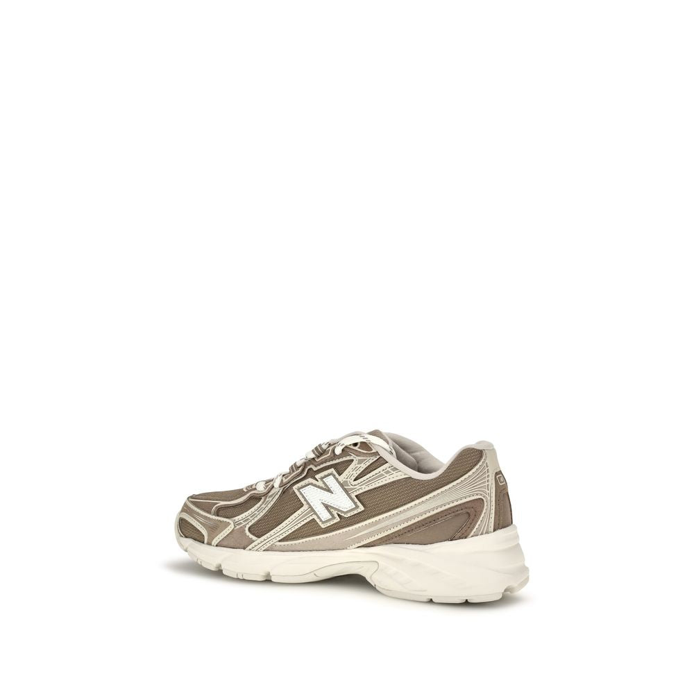 New Balance Beige Nylon Athletic Sneakers