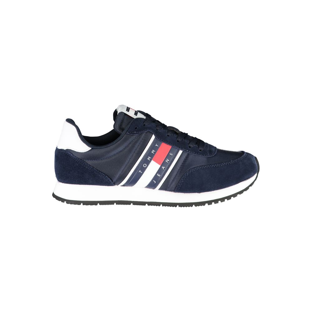 Tommy Hilfiger Blue Polyester Men's's Sneaker