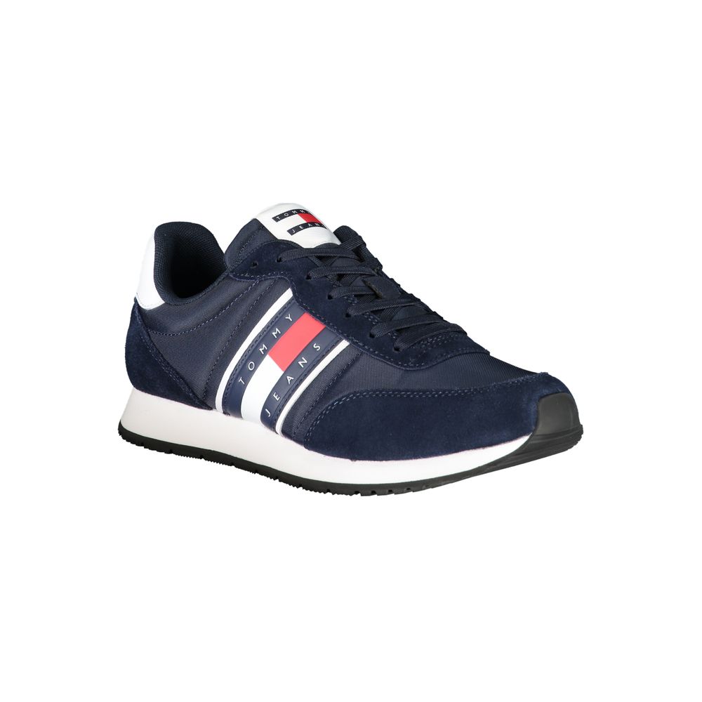 Tommy Hilfiger Blue Polyester Men's's Sneaker
