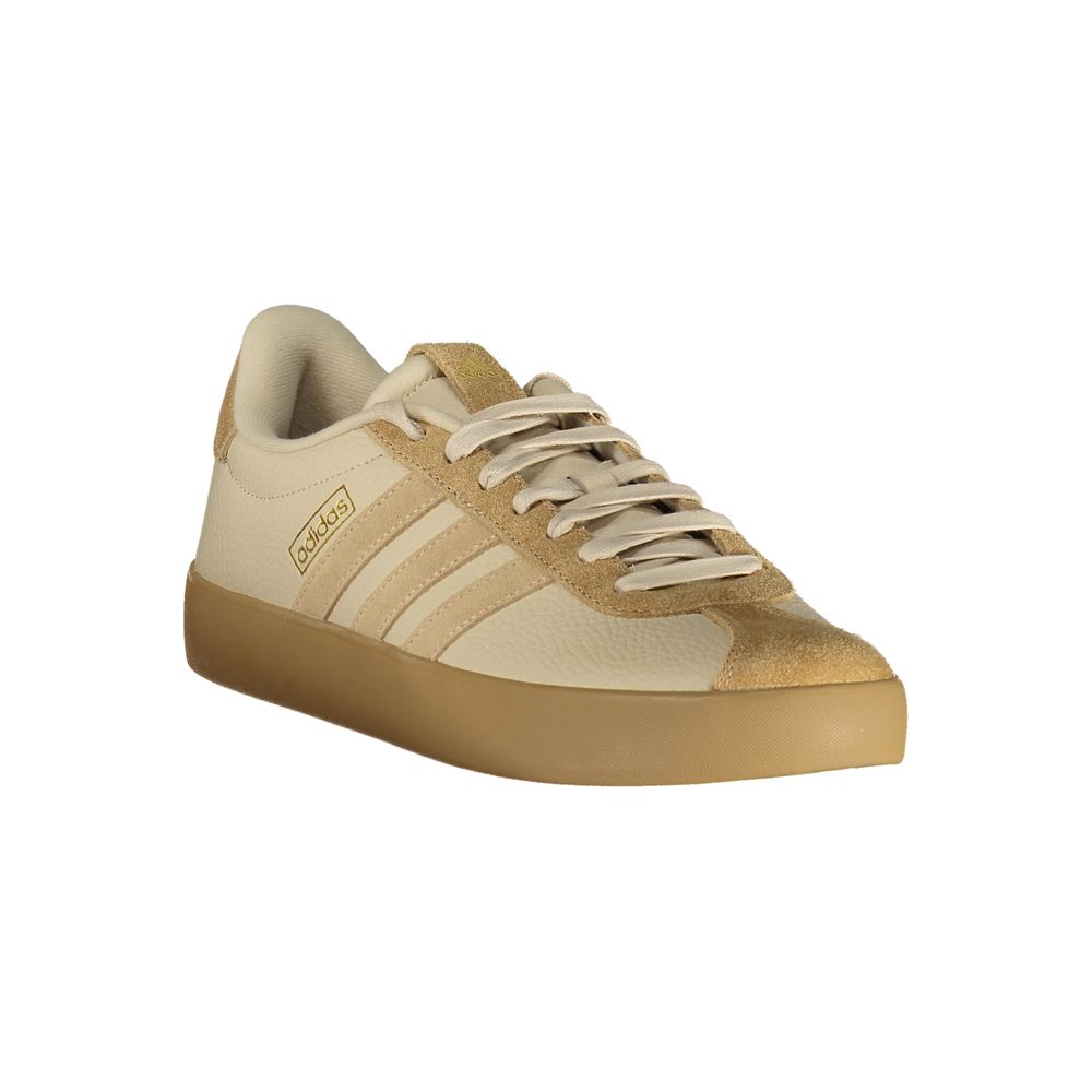 Adidas Beige Polyester Men's Sneaker