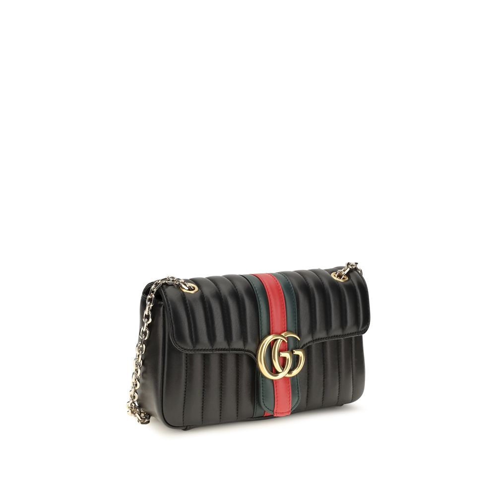 Gucci Black Calf Leather Bos Taurus Shoulder Bag