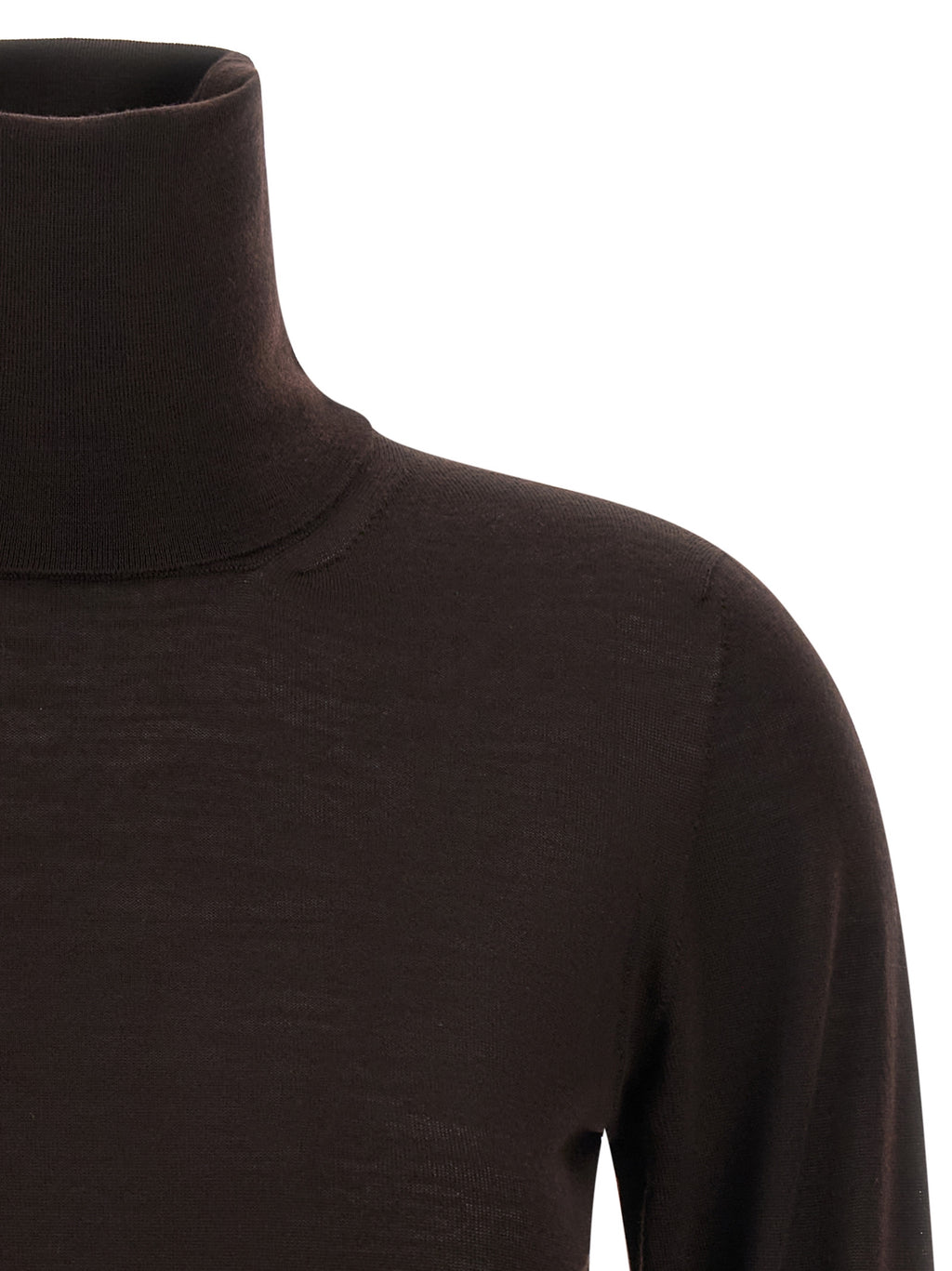 Max Mara Brown Virgin Wool Cardigan