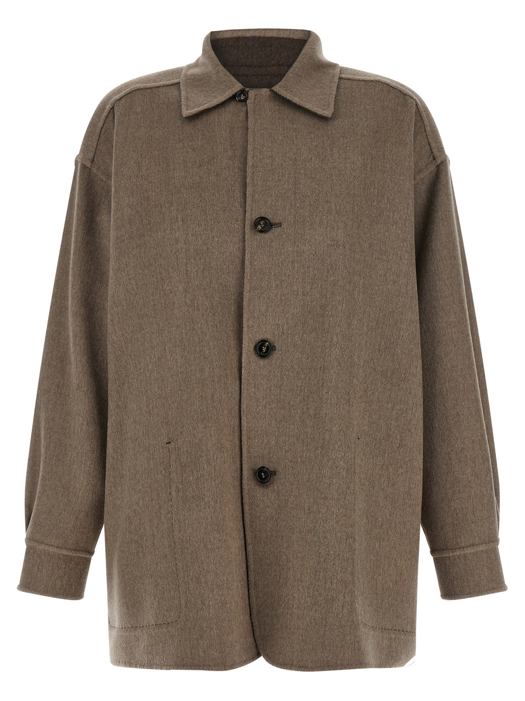 Max Mara Multicolor Cashmere Full-Length Jacket