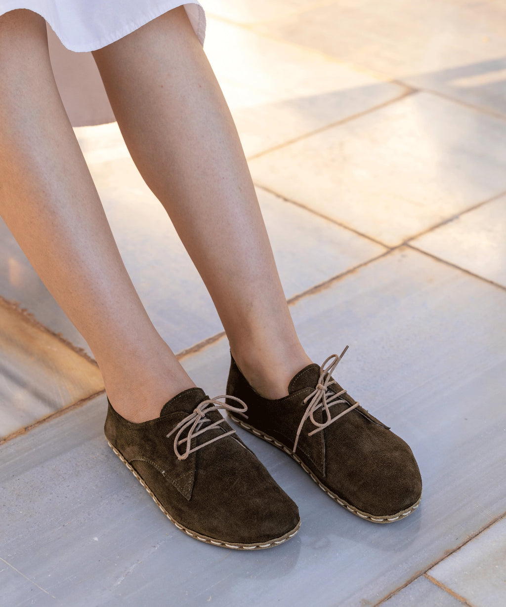 Moss women's oxford — wide toe box, zero-drop barefoot last